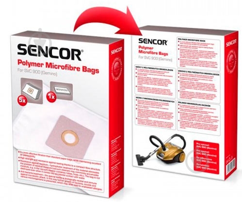 Набор мешков для пылесоса Sencor Tolmukott SVC8 - фото 2