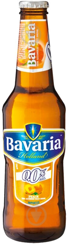 Пиво Bavaria безалкогольный персик 0,33 л - фото 1 Пиво Bavaria безалкогольный персик 0,33 л - фото 1