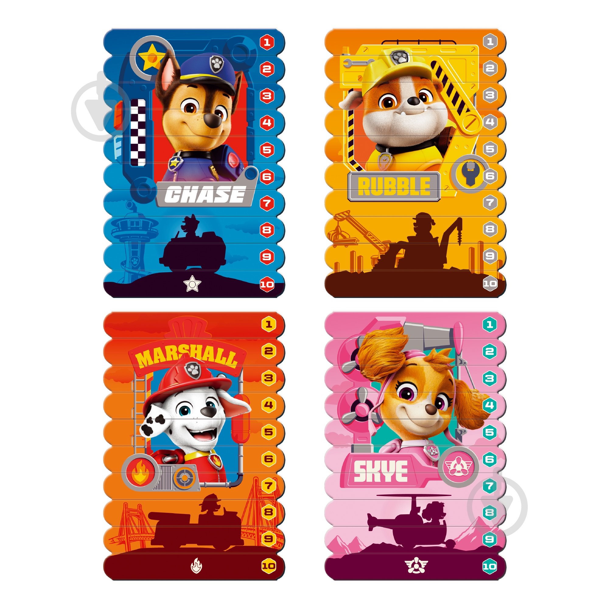 Игра-пазл DoDo Магнитные палочки для счета Paw Patrol Герои-спасатели - фото 3 Игра-пазл DoDo Магнитные палочки для счета Paw Patrol Герои-спасатели - фото 3