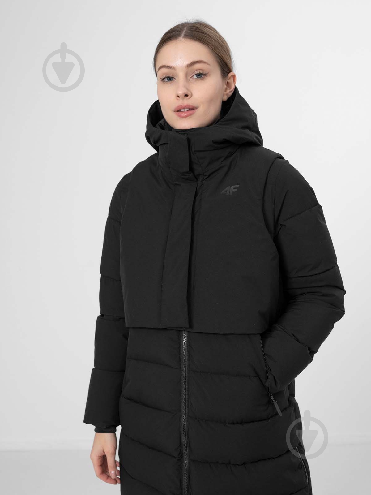 Куртка женское демисезонное 4F WOJACKET KUDP008 H4Z22-KUDP008-20S р.L черное - фото 1 Куртка женское демисезонное 4F WOJACKET KUDP008 H4Z22-KUDP008-20S р.L черное - фото 1