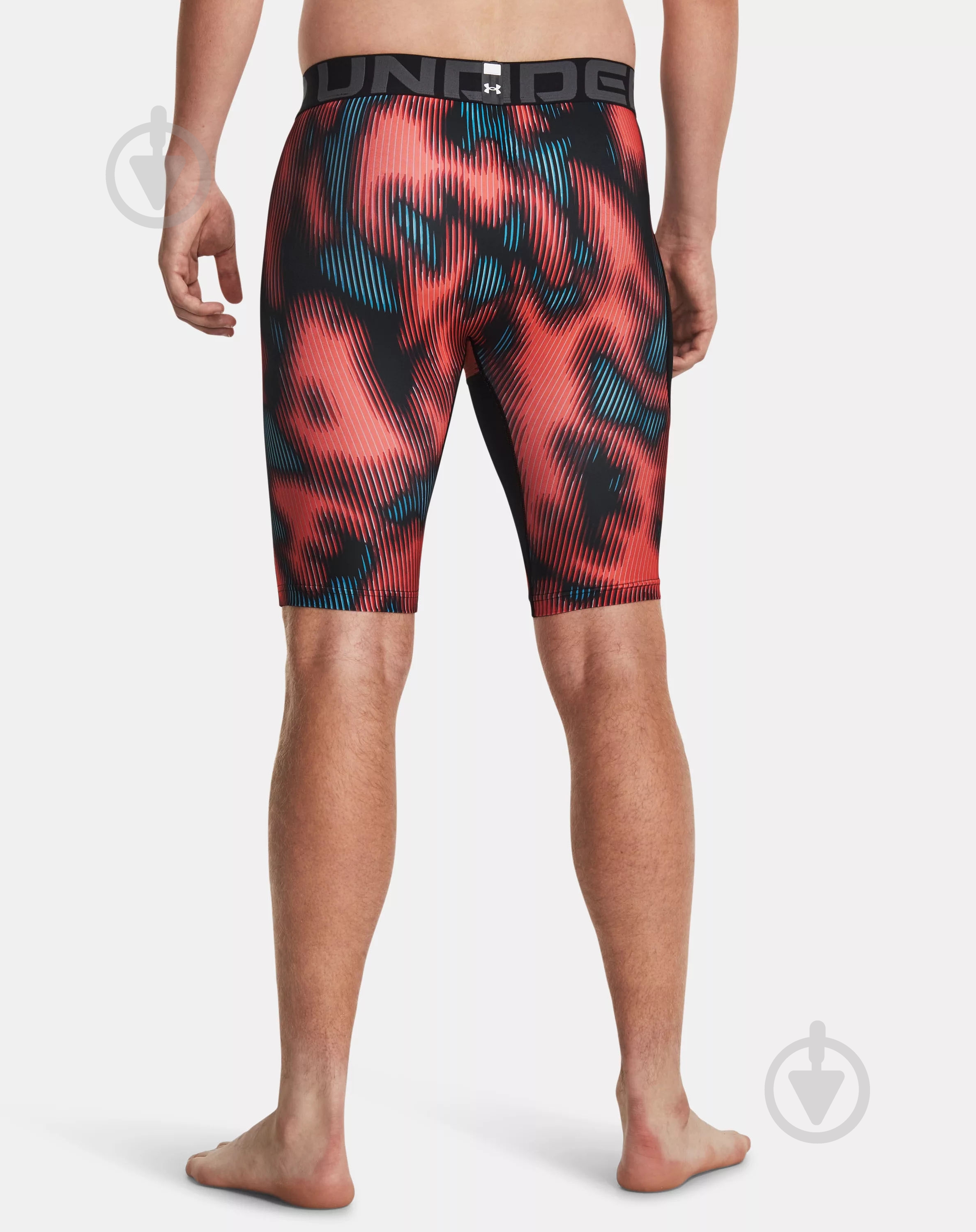 Шорти Under Armour UA HG PRTD LONG SHORTS 1380919-628 р. M червоний - фото 2