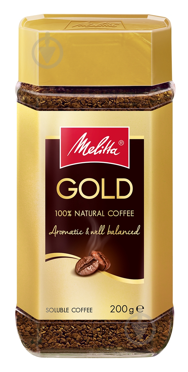 Кофе растворимый Melitta Gold 200 г - фото 1