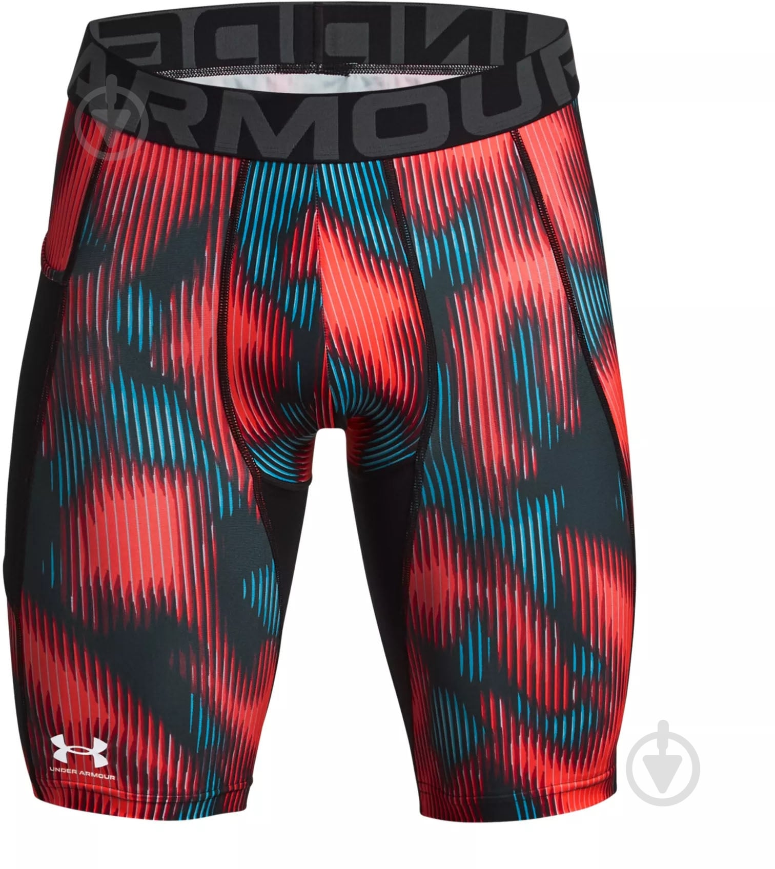 Шорти Under Armour UA HG PRTD LONG SHORTS 1380919-628 р. S-M червоний - фото 4