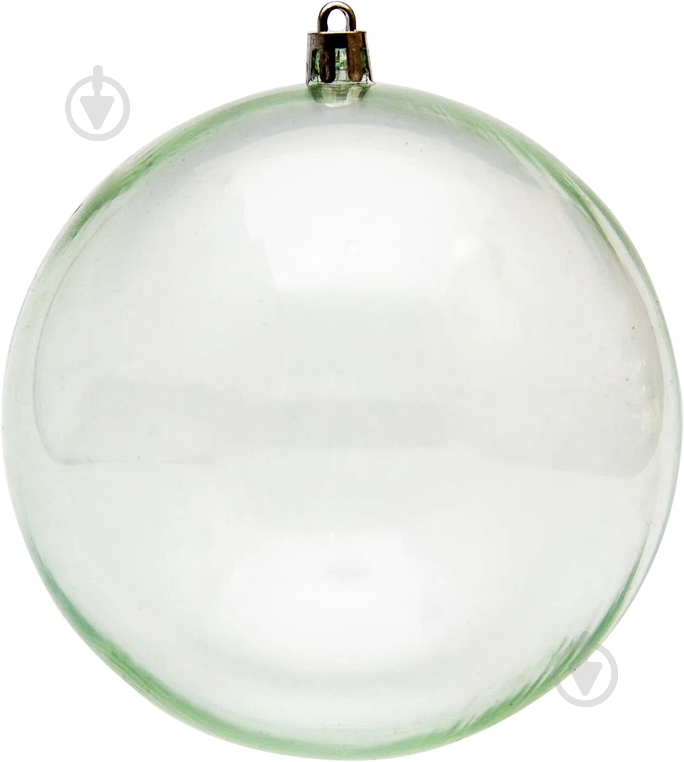 Шар новогодний Девилон 12 см 891411 прозрачный - фото 1
