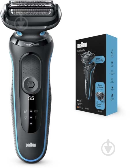 Электробритва Braun Series 5 50-M1000s BLACK / MINT - фото 3 Электробритва Braun Series 5 50-M1000s BLACK / MINT - фото 3