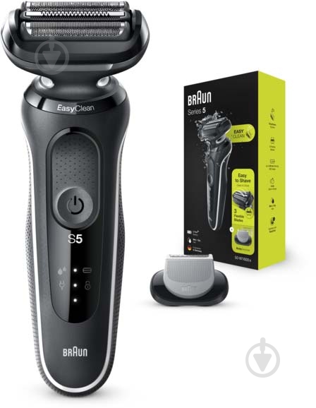 Електробритва Braun Series 5 50-W1600s BLACK / WHITE - фото 3