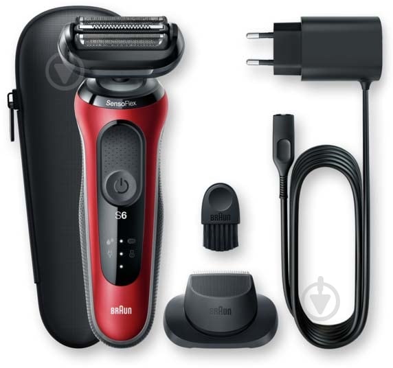 Электробритва Braun Series 6 60-R1200s RED / BLACK - фото 5
