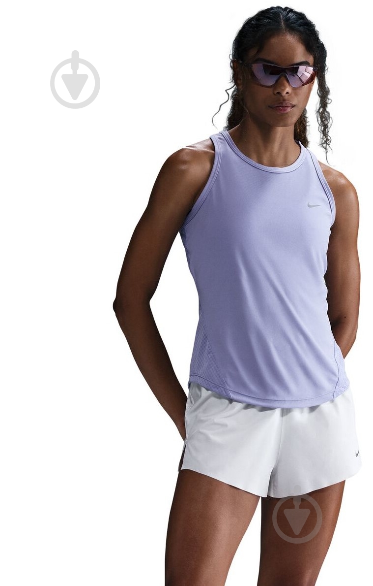 Майка Nike W NK TEMPO NVLT DF TANK HV8910-533 р.XL фиолетовый - фото 1 Майка Nike W NK TEMPO NVLT DF TANK HV8910-533 р.XL фиолетовый - фото 1