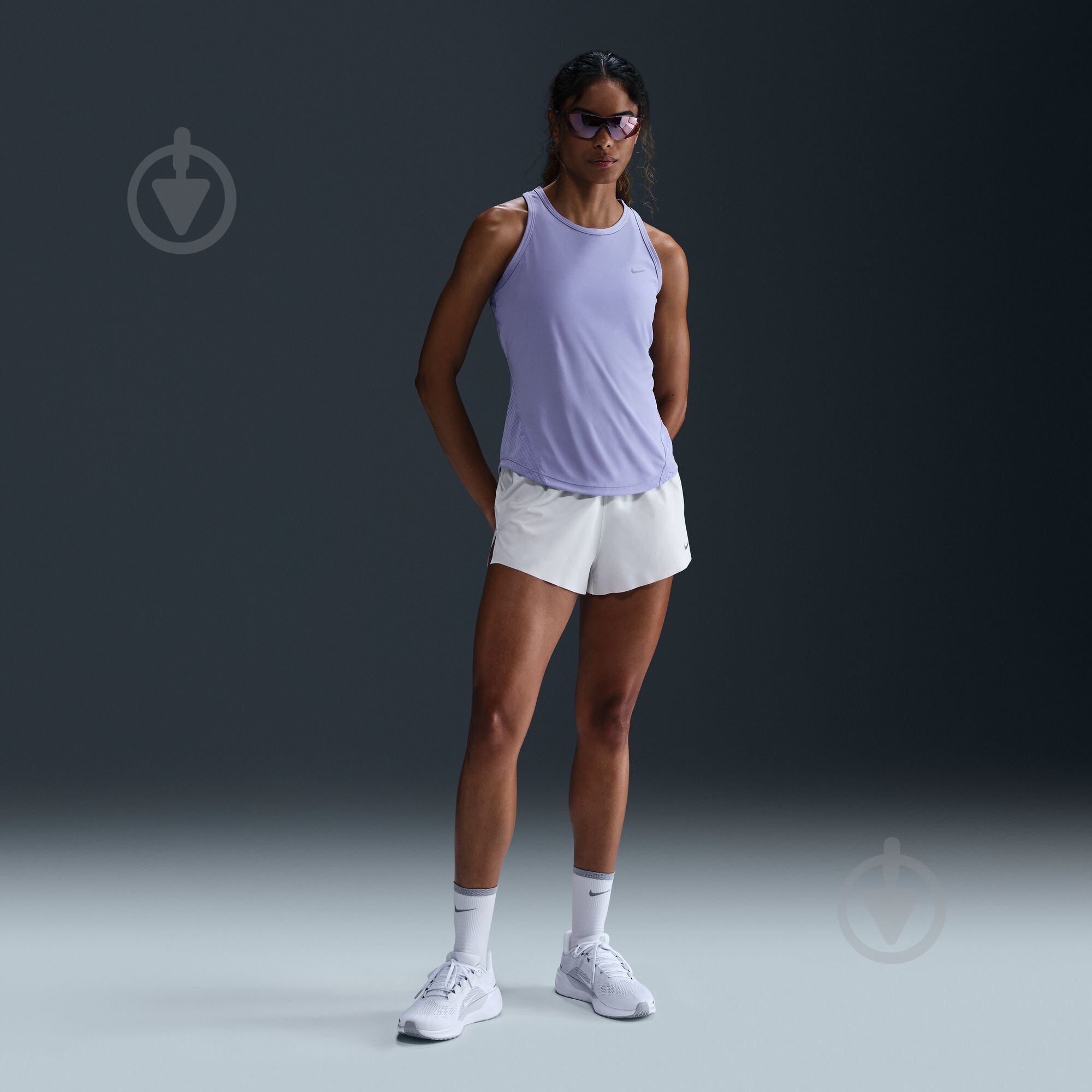 Майка Nike W NK TEMPO NVLT DF TANK HV8910-533 р.XL фиолетовый - фото 8 Майка Nike W NK TEMPO NVLT DF TANK HV8910-533 р.XL фиолетовый - фото 8