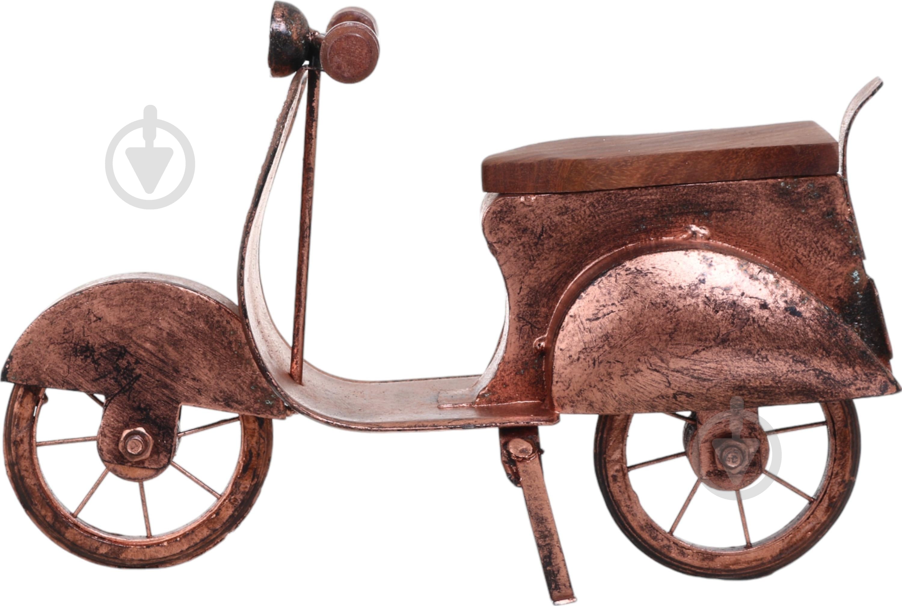 Статуэтка Koopman Scooter 27 см A78100040 старая бронза - фото 1