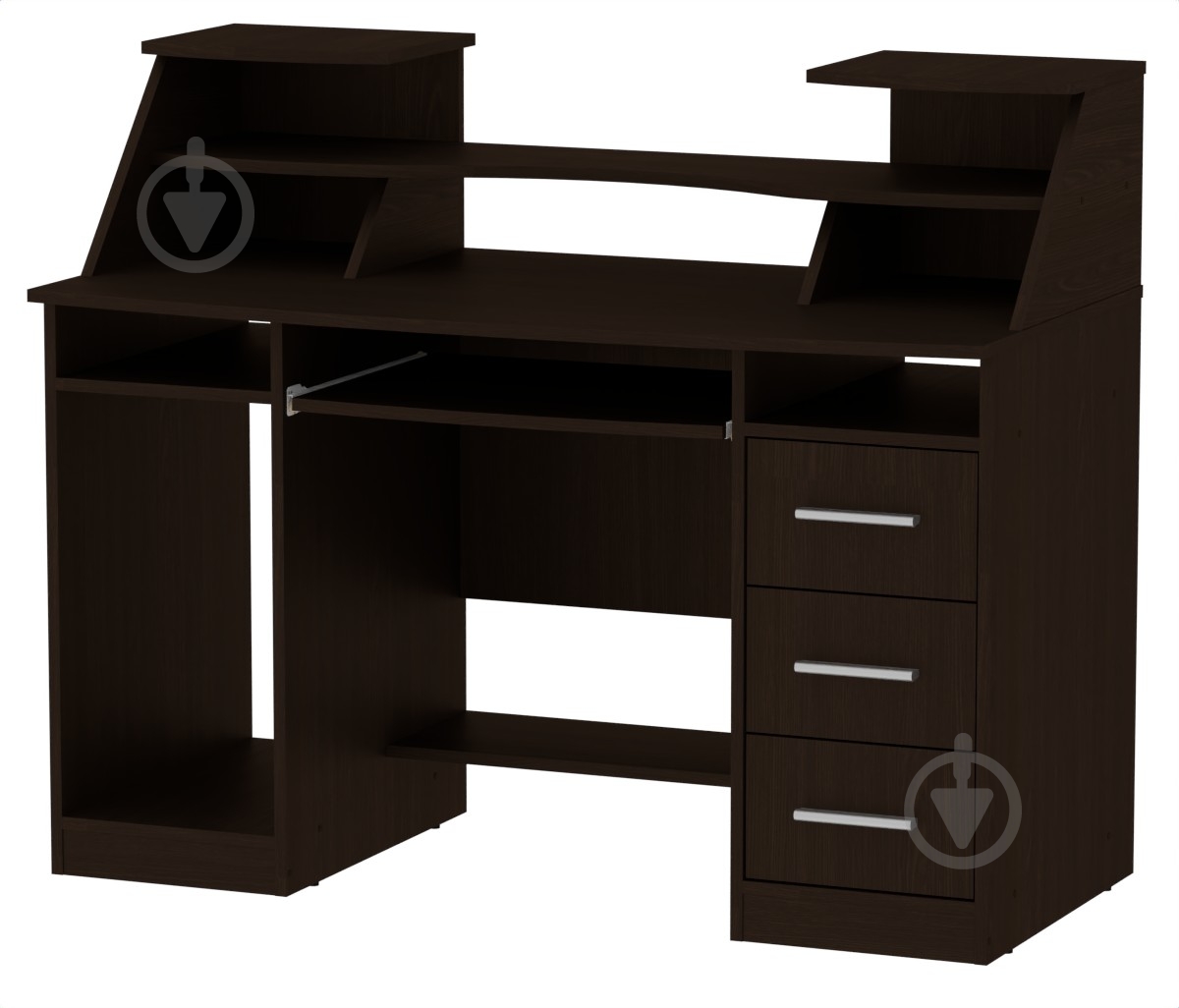 Стол компьютерный Компанит Комфорт-5 венге - фото 1