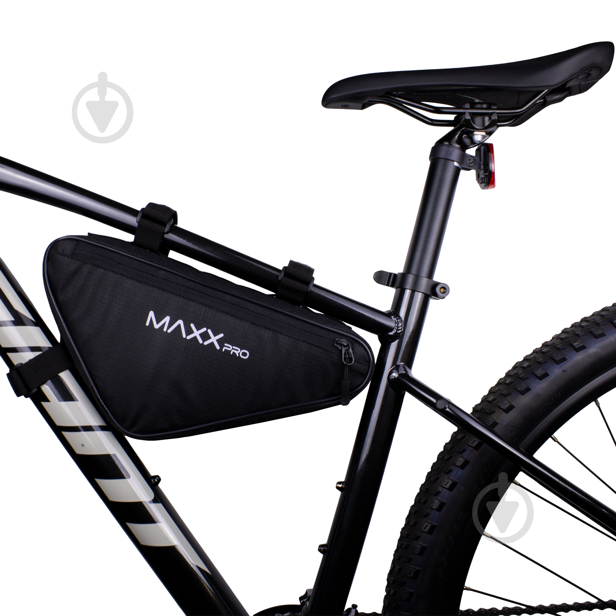 Сумка велосипедная MaxxPro SUR-004 Triangle_front_SK черный - фото 3