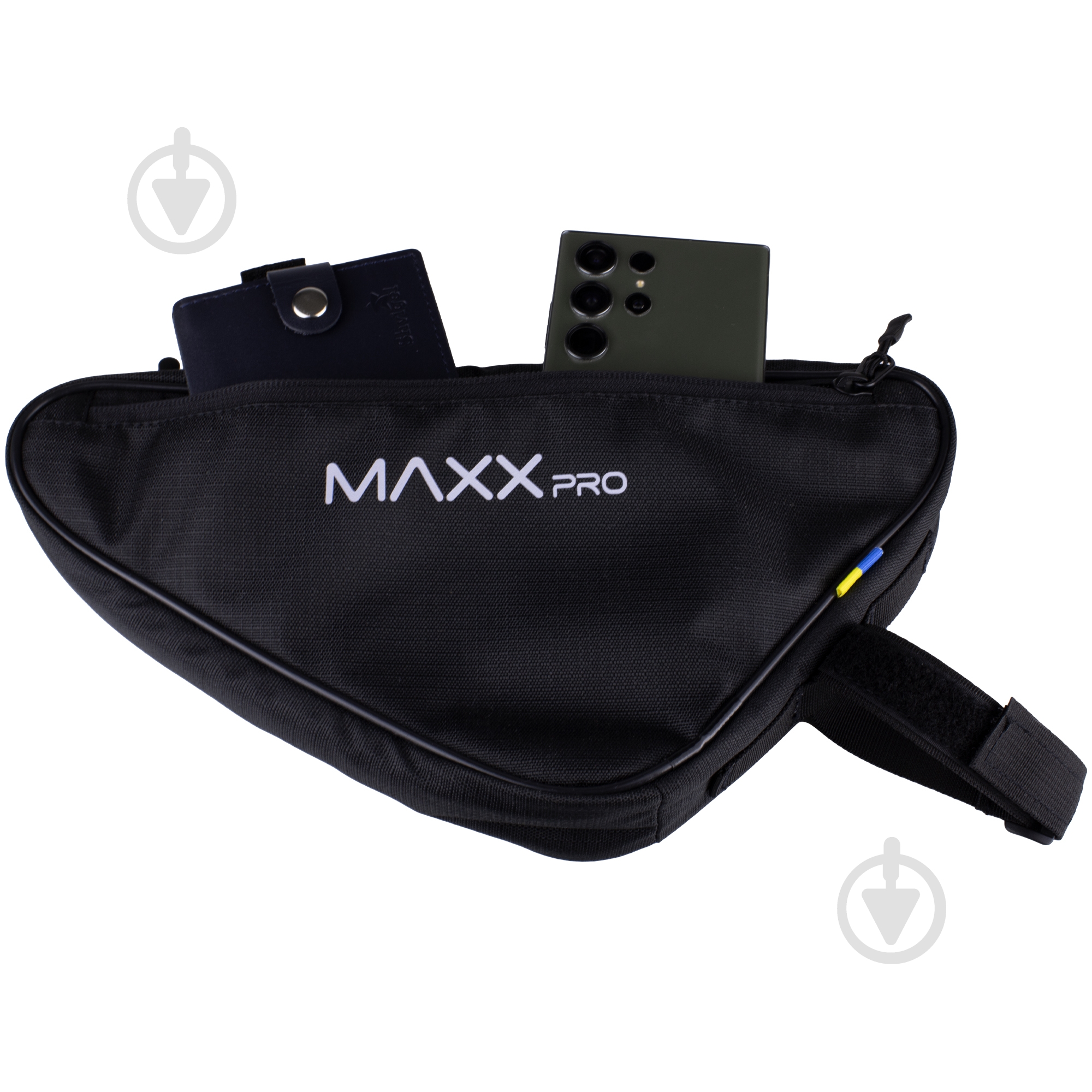 Сумка велосипедная MaxxPro SUR-004 Triangle_front_SK черный - фото 5