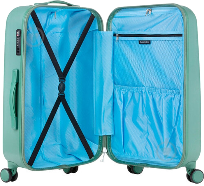 Чемодан CarryOn Skyhopper (L) Olive 502214 85 л - фото 4