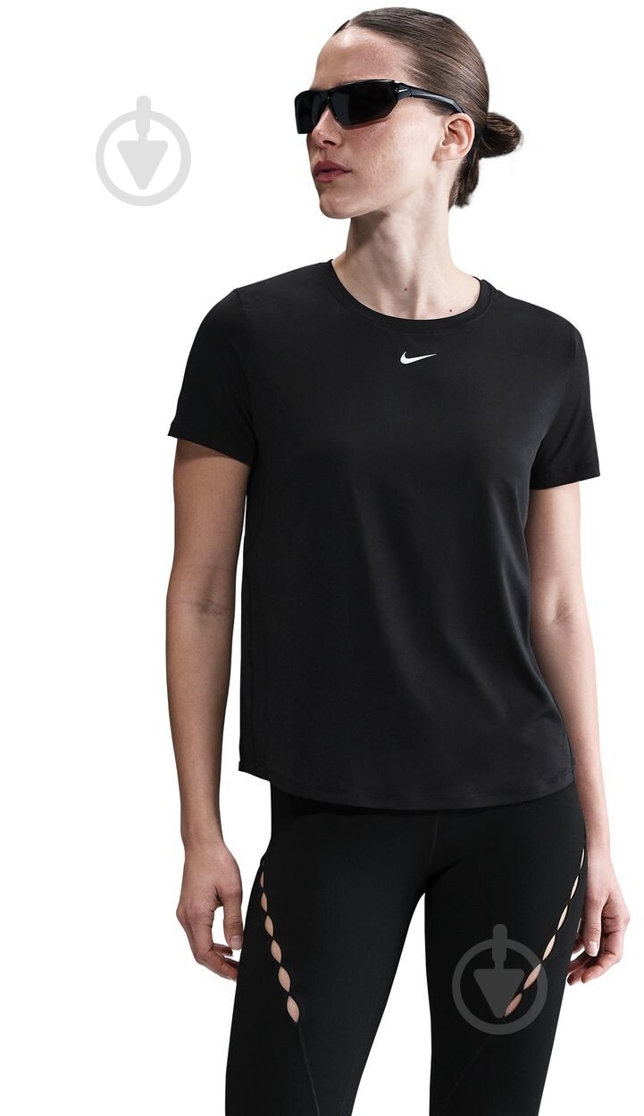 Футболка Nike W NK ONE CLASSIC DF SS TOP WT IB9408-010 р.XL черный - фото 1 Футболка Nike W NK ONE CLASSIC DF SS TOP WT IB9408-010 р.XL черный - фото 1