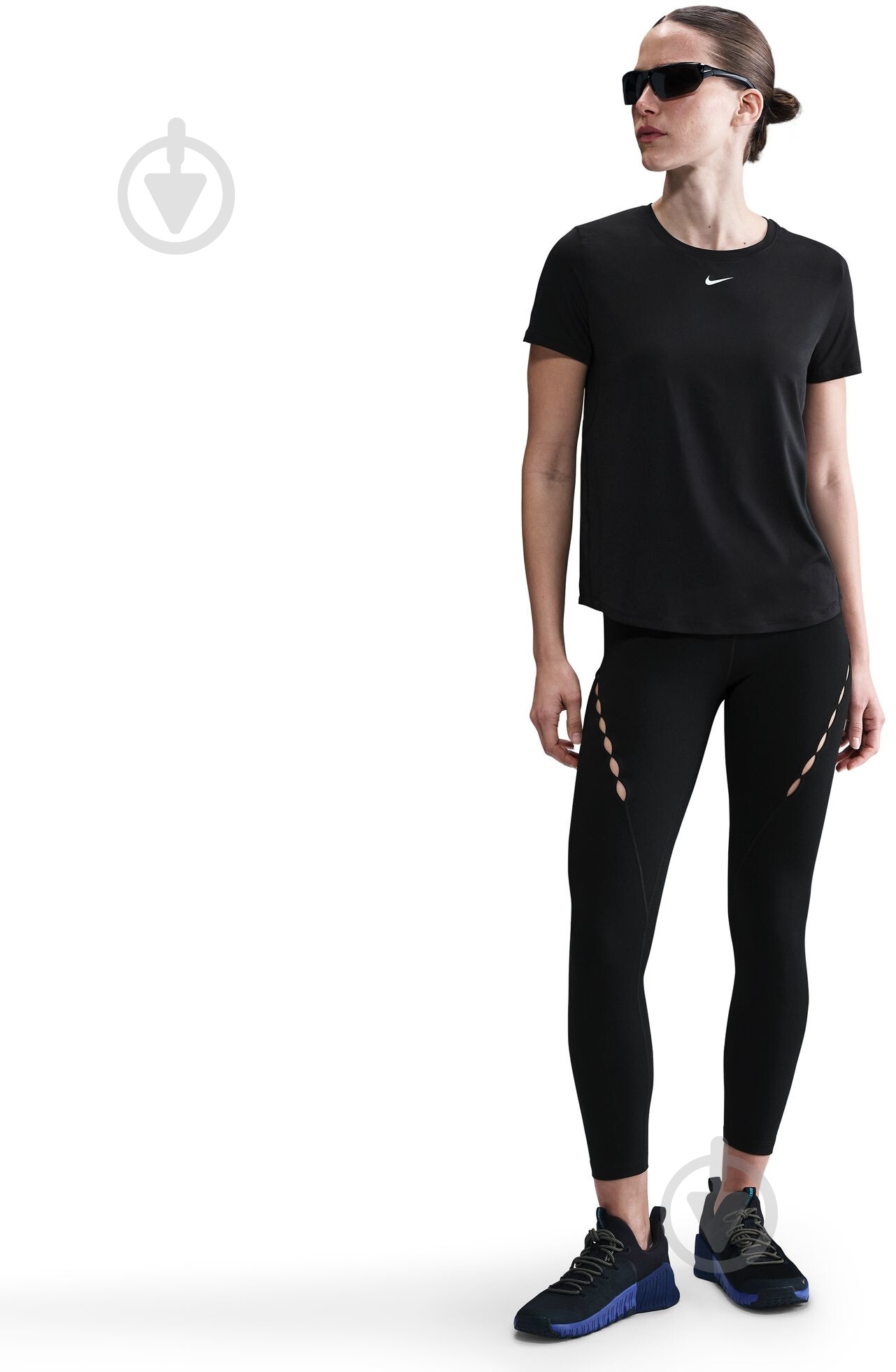 Футболка Nike W NK ONE CLASSIC DF SS TOP WT IB9408-010 р.XL черный - фото 2 Футболка Nike W NK ONE CLASSIC DF SS TOP WT IB9408-010 р.XL черный - фото 2