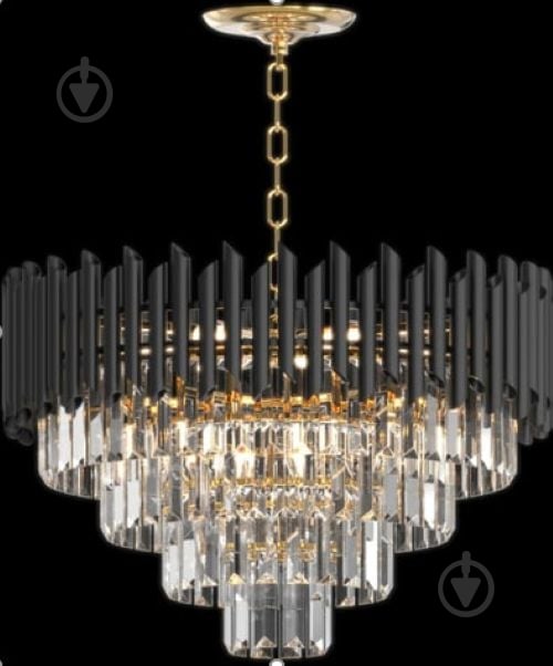 Люстра подвесная Sensio Diamond 8x40 Вт E14 Abyssal Black DL9190 - фото 1 Люстра подвесная Sensio Diamond 8x40 Вт E14 Abyssal Black DL9190 - фото 1