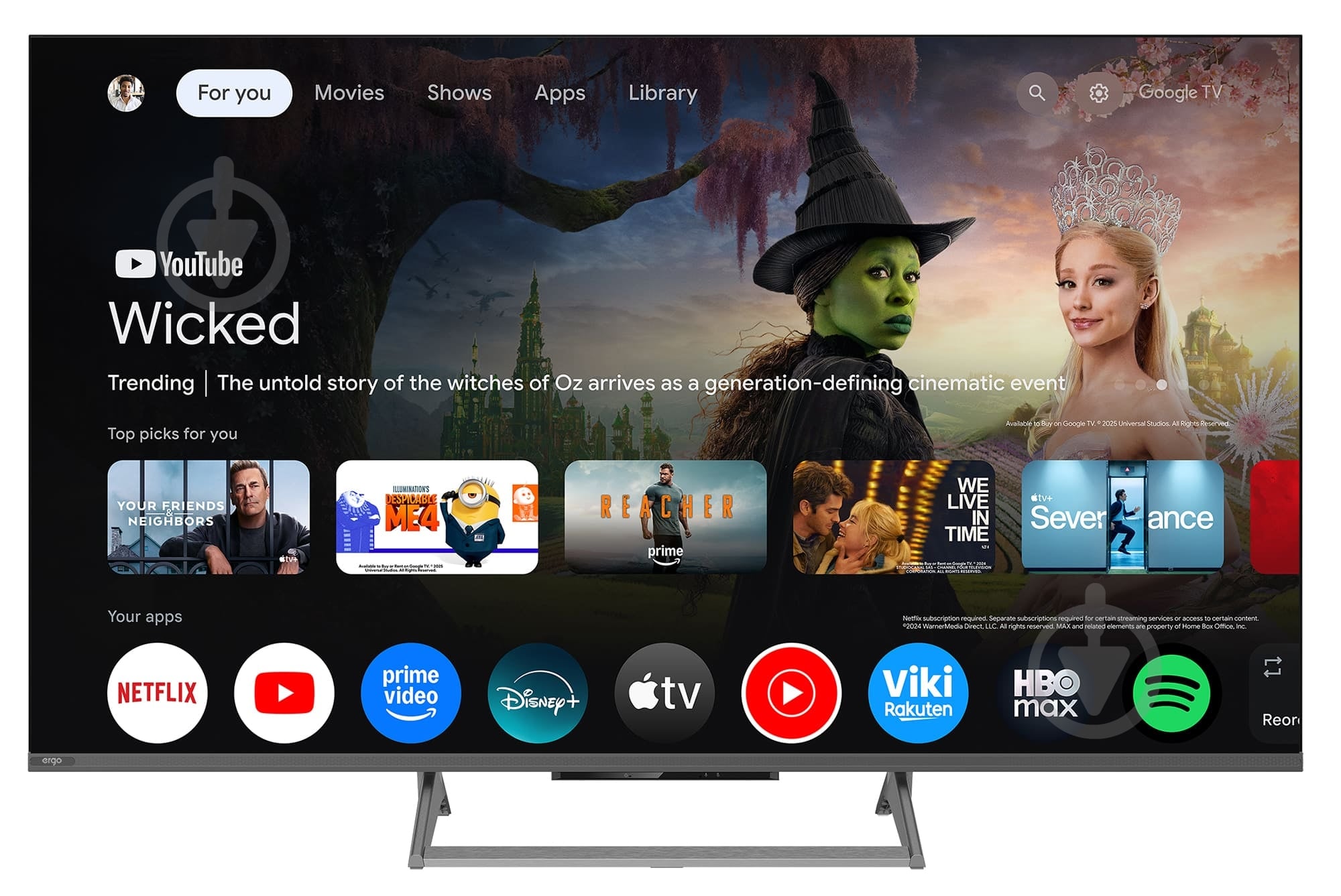 Телевизор Ergo 55MQ90 Ultra - фото 2 Телевизор Ergo 55MQ90 Ultra - фото 2