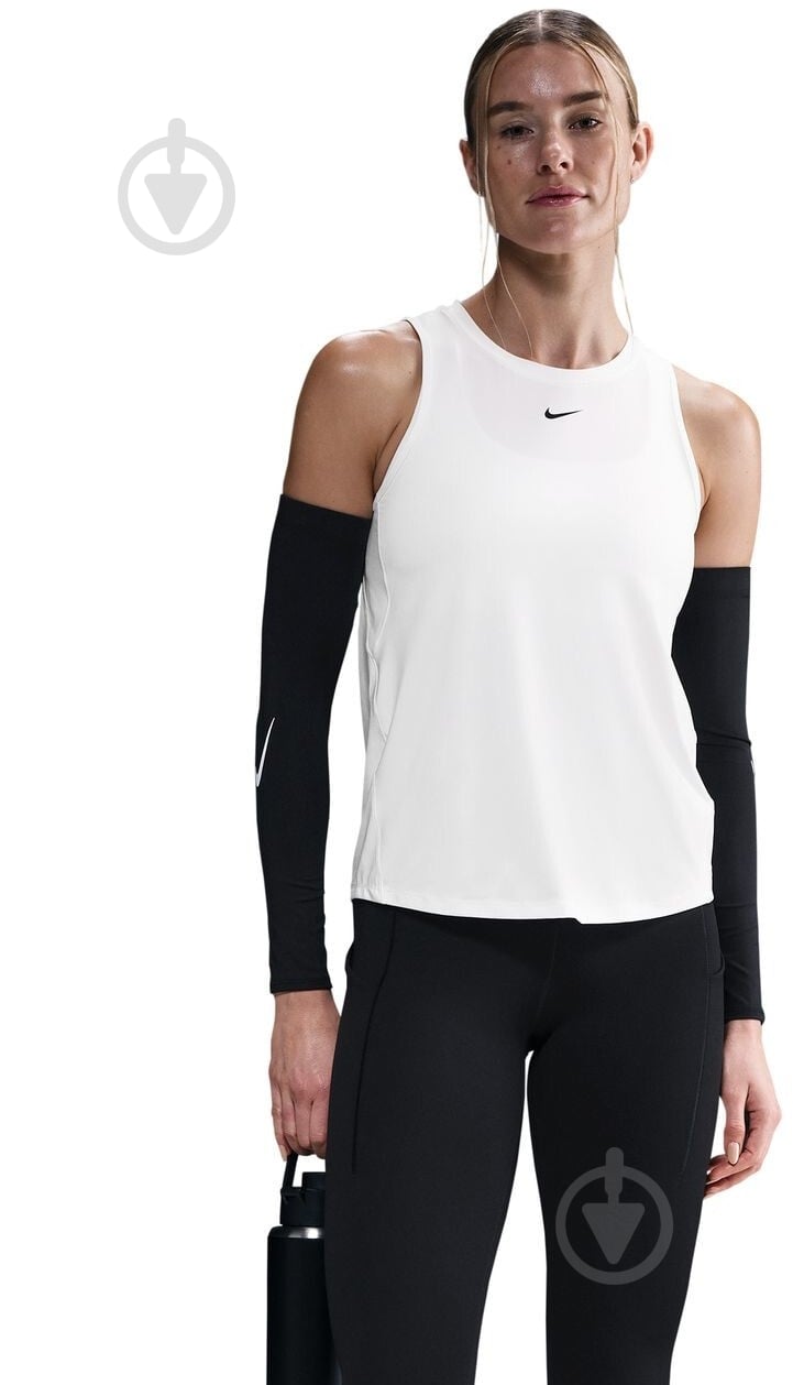 Майка Nike W NK ONE CLASSIC DF TANK WT IB9385-100 р.XS белый - фото 1