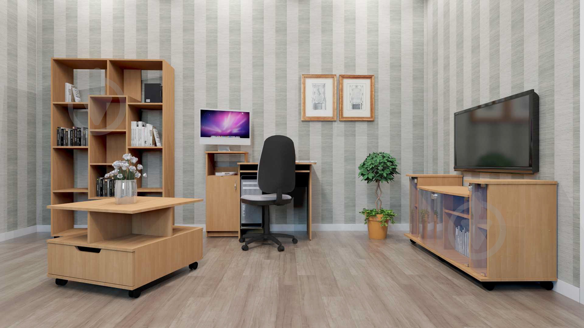 Стол компьютерный Компанит СКМ-2 бук - фото 2