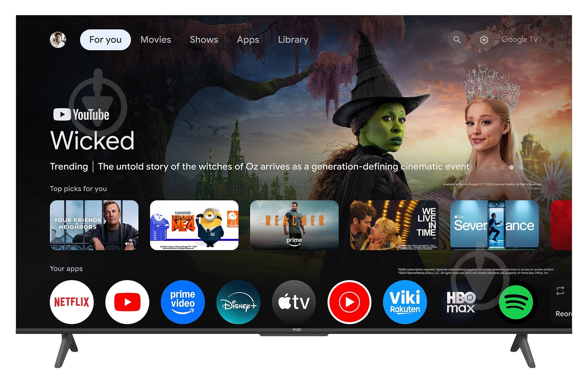 Телевизор Ergo 75JUQ7500 - фото 2 Телевизор Ergo 75JUQ7500 - фото 2