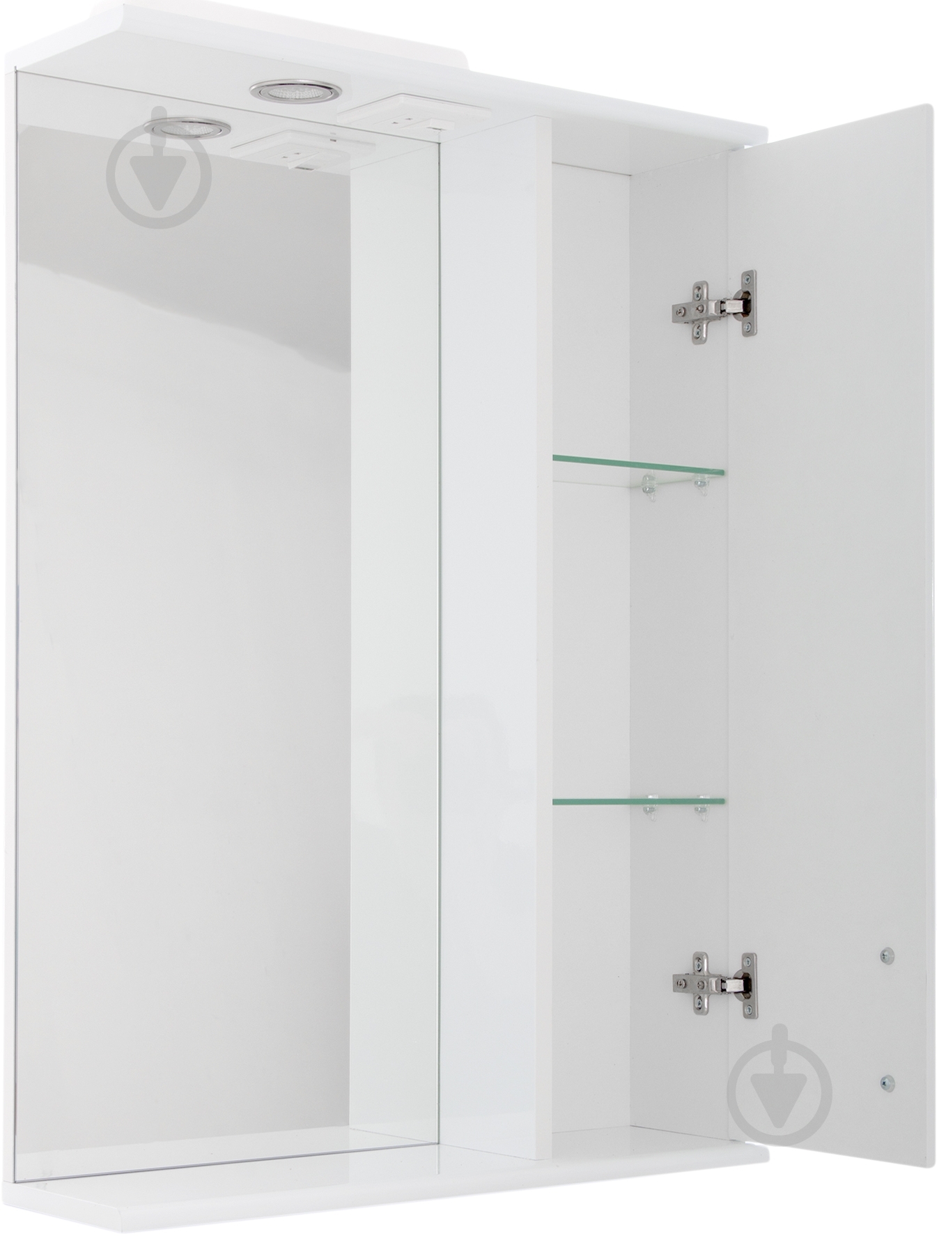 Зеркало со шкафчиком Сансервіс Z-60 со шкафчиком белое - фото 2 Зеркало со шкафчиком Сансервіс Z-60 со шкафчиком белое - фото 2