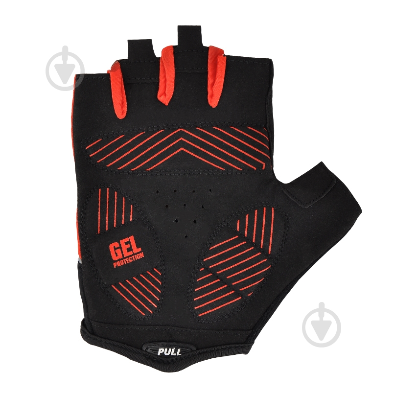 Велоперчатки GREY'S GR18333 L черный с красным - фото 2