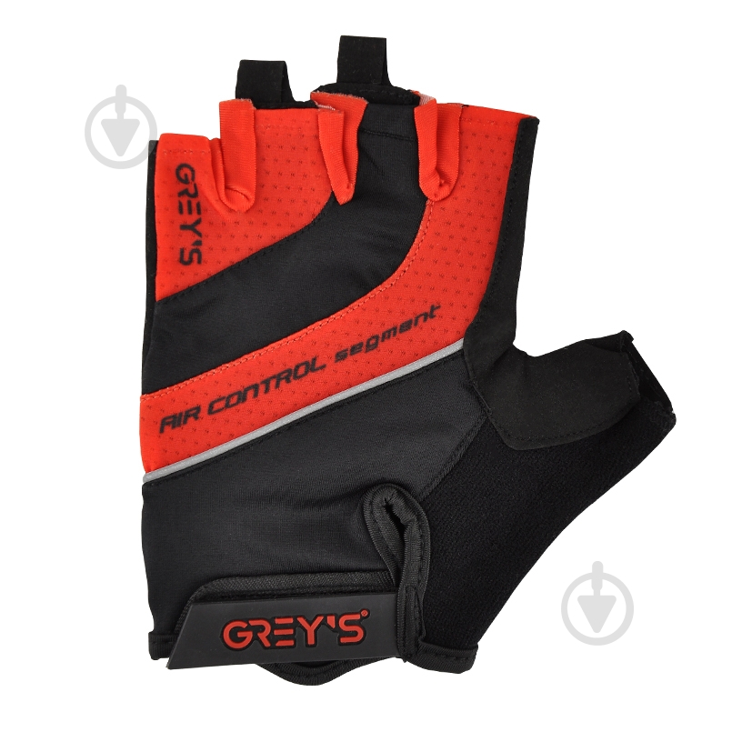 Велоперчатки GREY'S GR18333 L черный с красным - фото 3