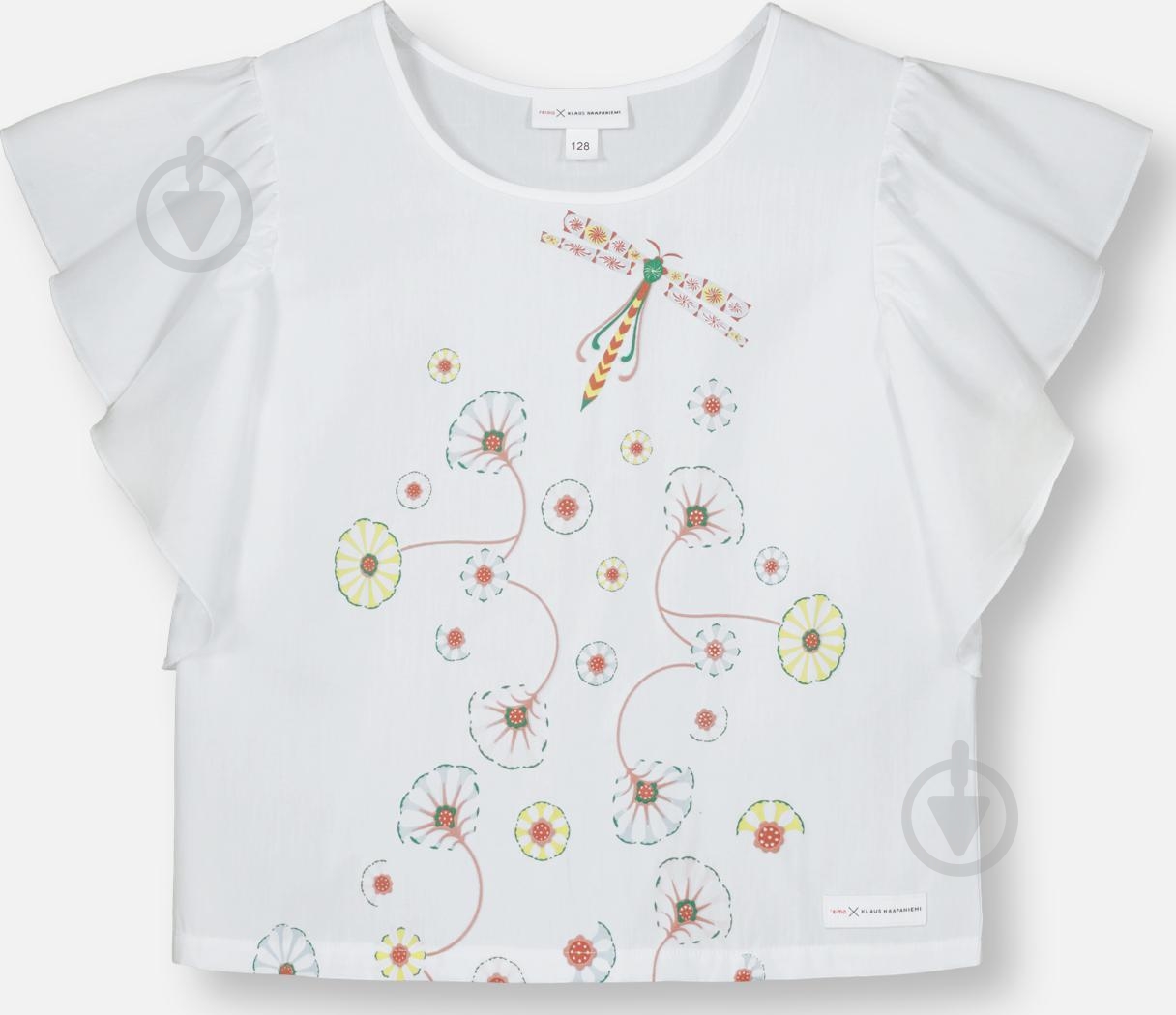 Блуза Reima Kullero р.134 білий 536740-011A - фото 1 Блуза Reima Kullero р.134 білий 536740-011A - фото 1