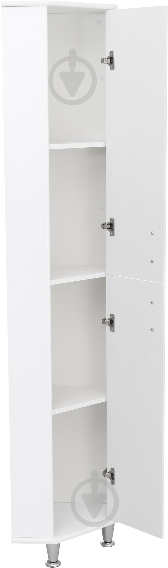 Пенал підлоговий Сансервіс кутовий Р-4 білий - фото 5