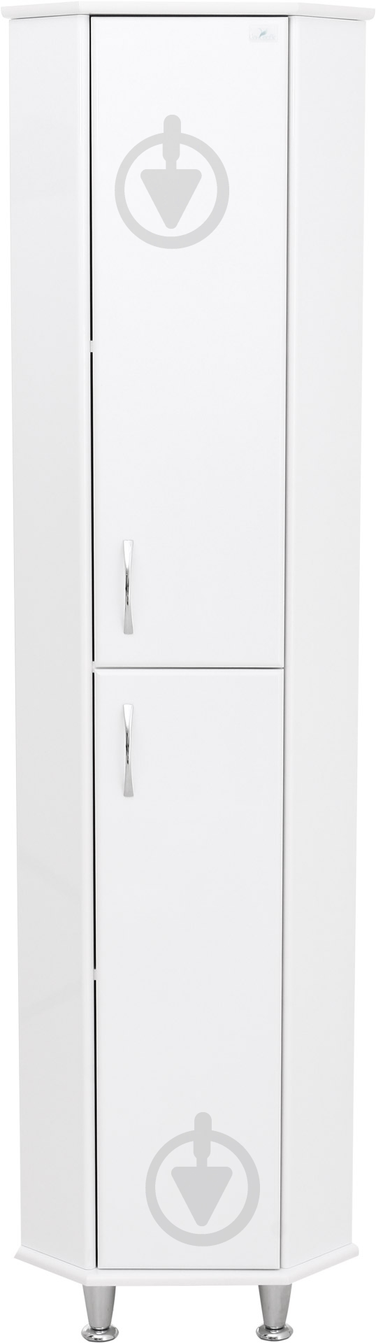 Пенал підлоговий Сансервіс кутовий Р-4 білий - фото 1