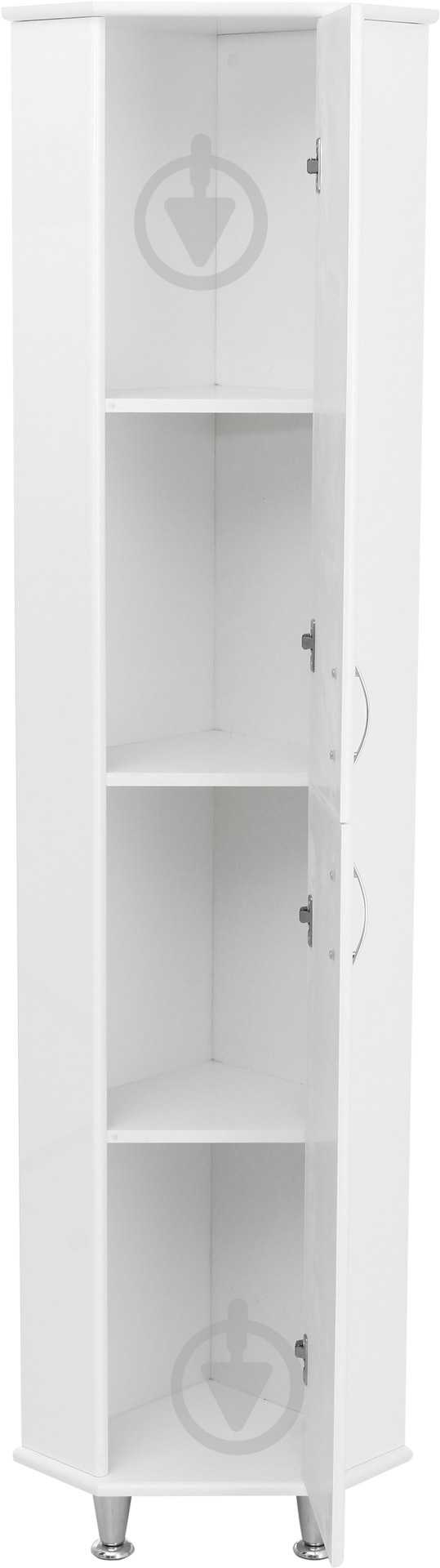 Пенал підлоговий Сансервіс кутовий Р-4 білий - фото 4