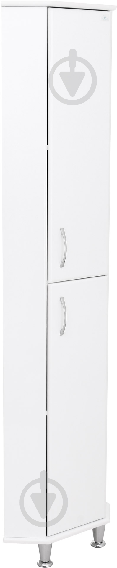 Пенал підлоговий Сансервіс кутовий Р-4 білий - фото 2