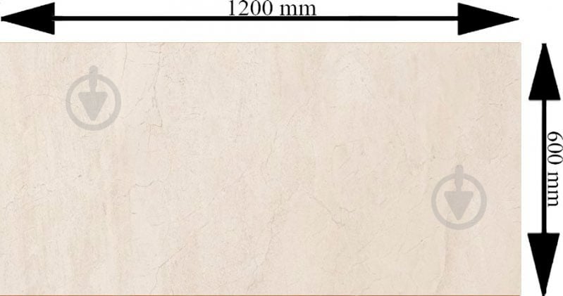 Плитка Golden Tile Crema Marfil Ivory Н51900 120x60 см - фото 2