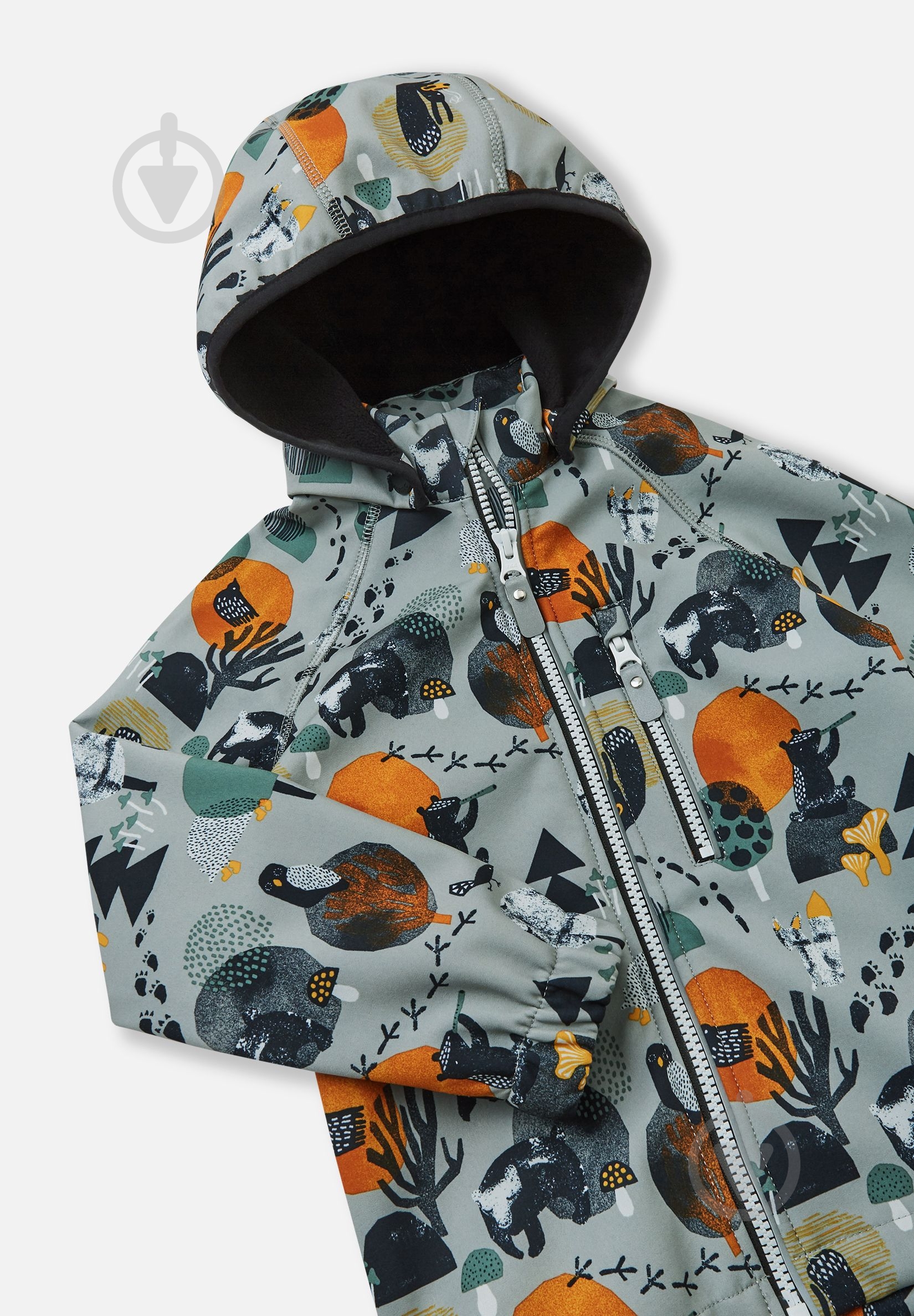 Куртка для мальчиков Reima Softshell Vantti р.98 серый 5100009B-9182 - фото 4 Куртка для мальчиков Reima Softshell Vantti р.98 серый 5100009B-9182 - фото 4