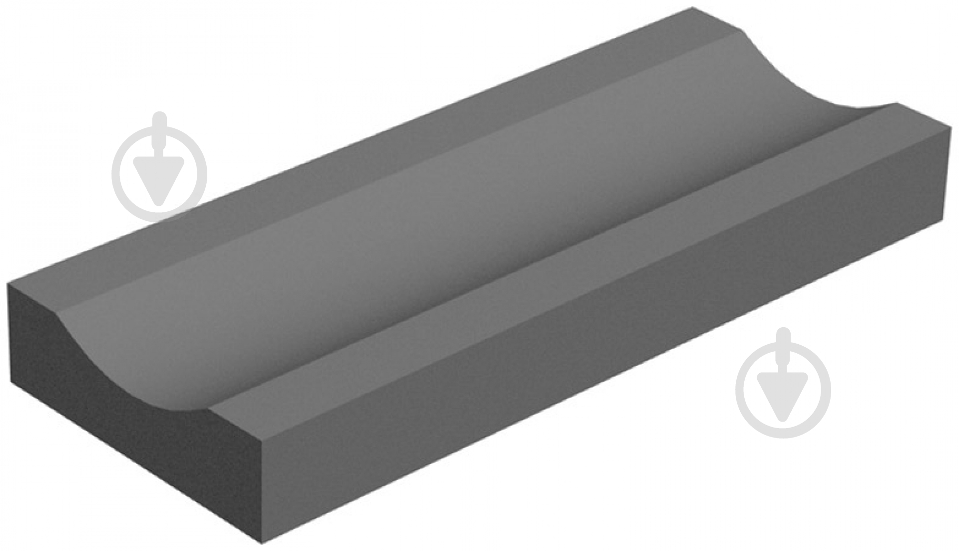 Отлив Золотой Мандарин серый 500х200х60 мм - фото 1