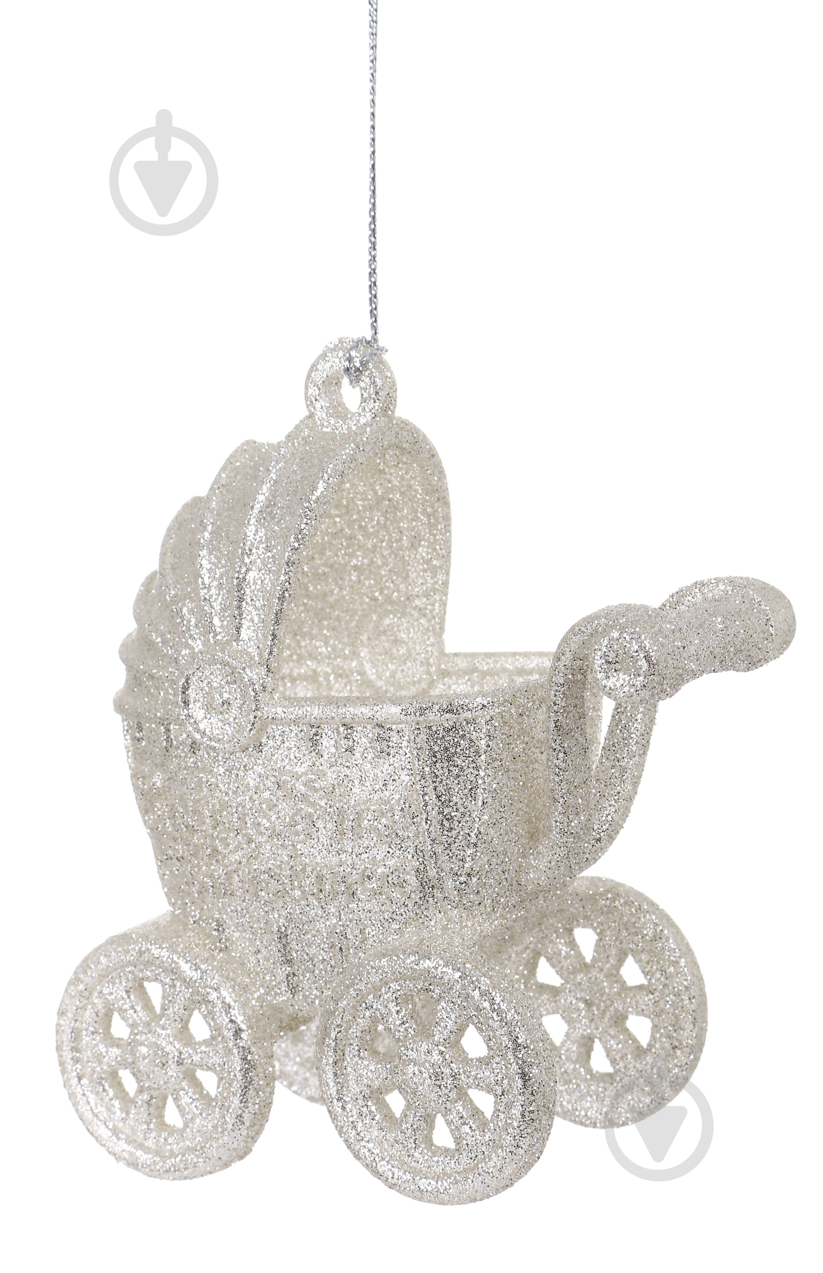 Підвіска пластикова коляска/ з присипкою асортимент 11 см EPI-P120817 - фото 1