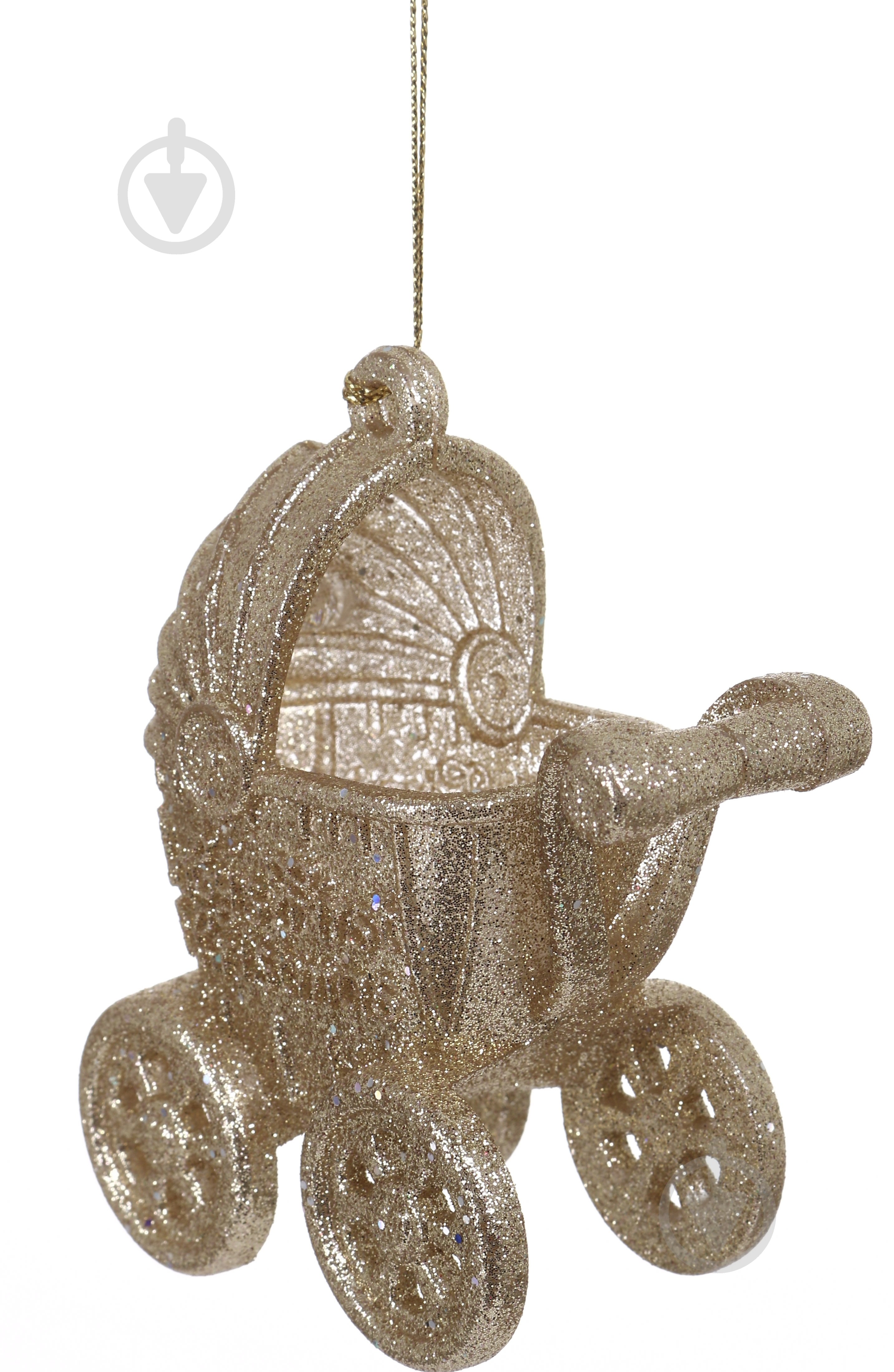 Підвіска пластикова коляска/ з присипкою асортимент 11 см EPI-P120817 - фото 2