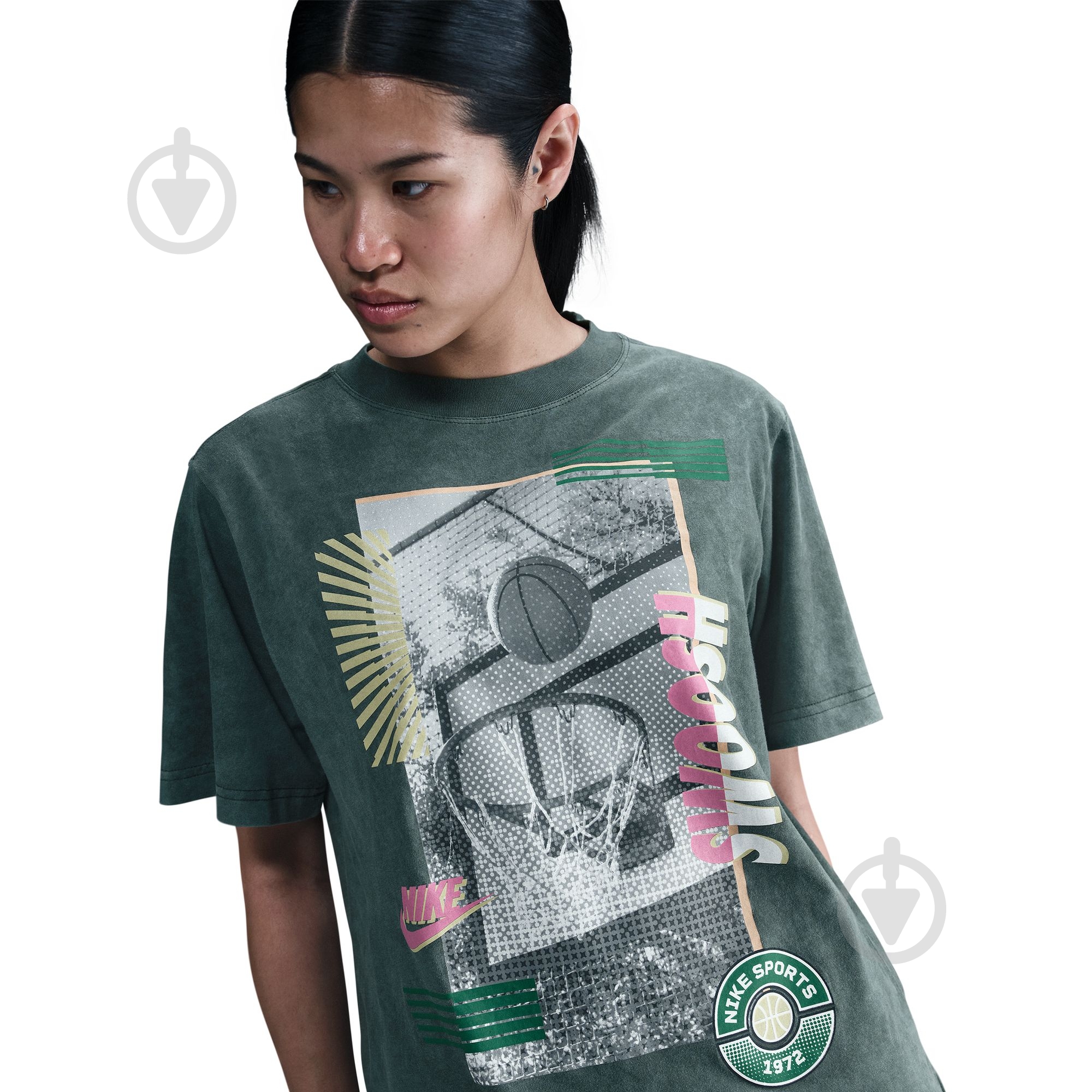 Футболка W NK SS TEE OC BB SP25 HJ3634-338 р.XS зелений - фото 4