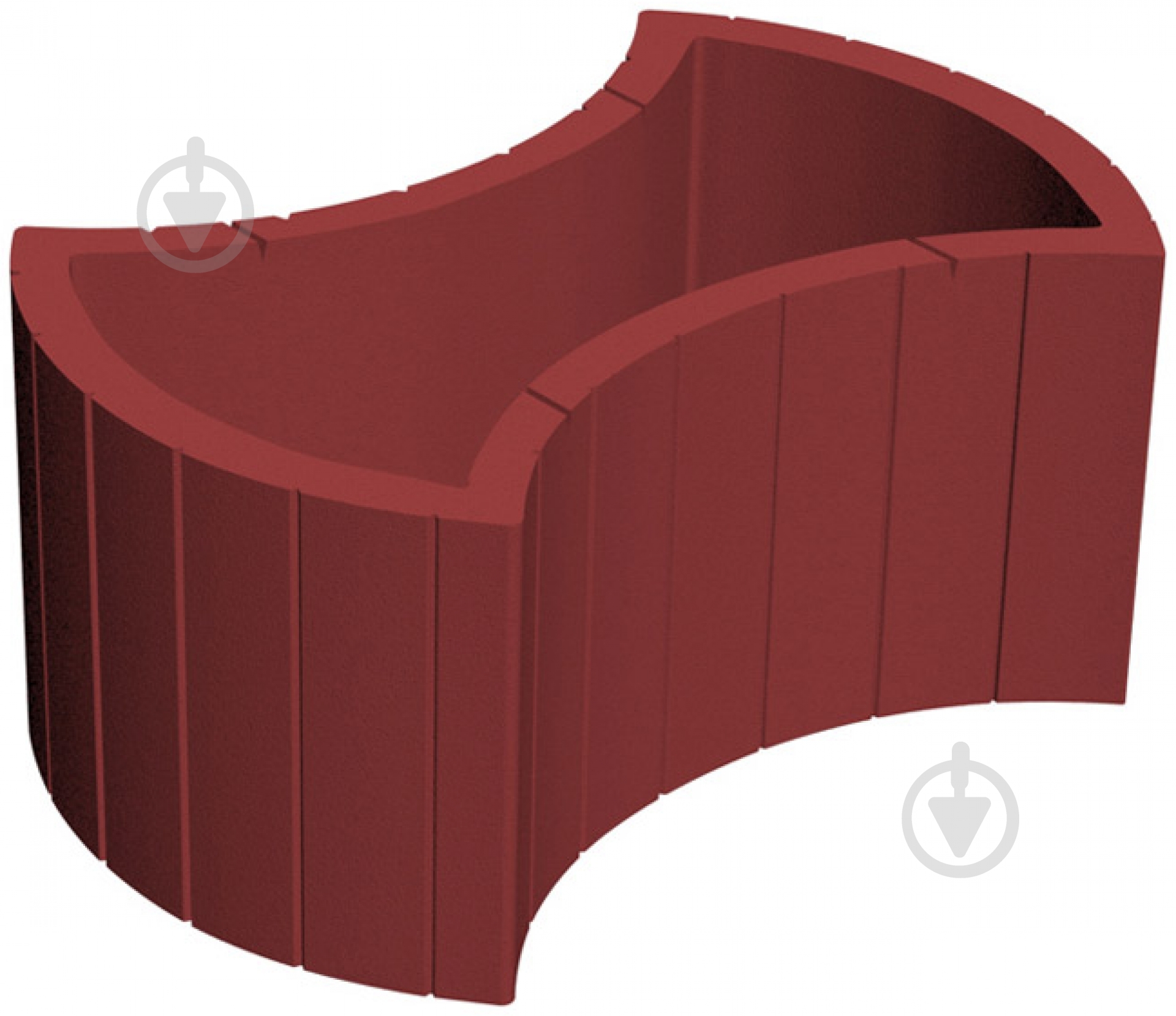 Цветочница Золотой Мандарин красная 450х660 мм - фото 1