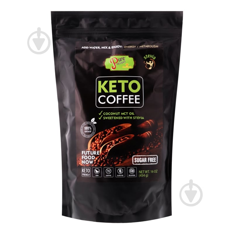 Кофе растворимый Pure Delight Keto 454 г - фото 1