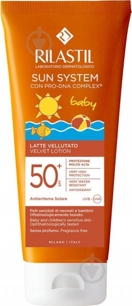 Лосьон для тела Rilastil Sun system SPF 50+ для детей 200 мл - фото 1