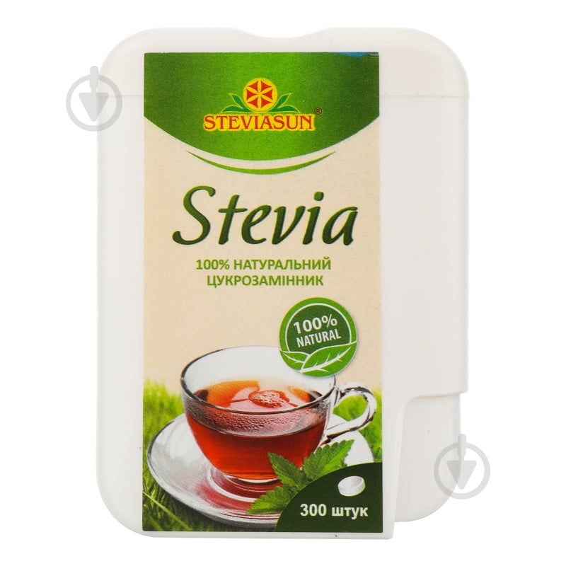 Заменитель сахара Steviasun Экстракт стевии сухой 300 шт. - фото 1 Заменитель сахара Steviasun Экстракт стевии сухой 300 шт. - фото 1