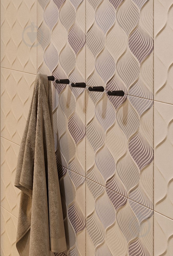 Плитка Golden Tile Isolda light beige 7МV251 25x33 см - фото 4