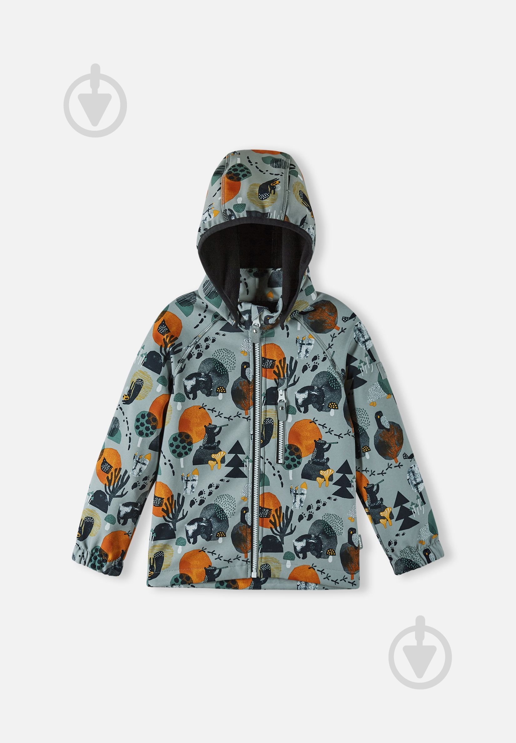 Куртка для мальчиков Reima Softshell Vantti р.134 серый 5100009B-9182 - фото 3 Куртка для мальчиков Reima Softshell Vantti р.134 серый 5100009B-9182 - фото 3