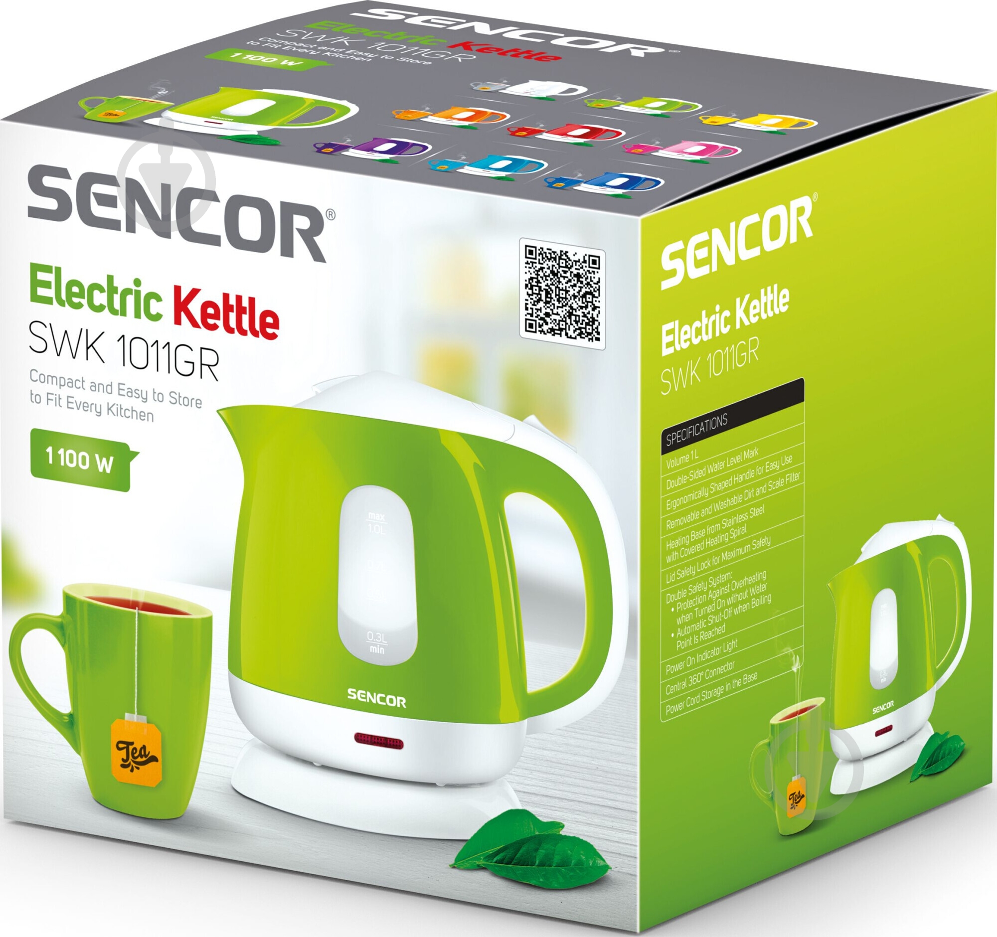 Электрочайник Sencor SWK 1011GR - фото 10