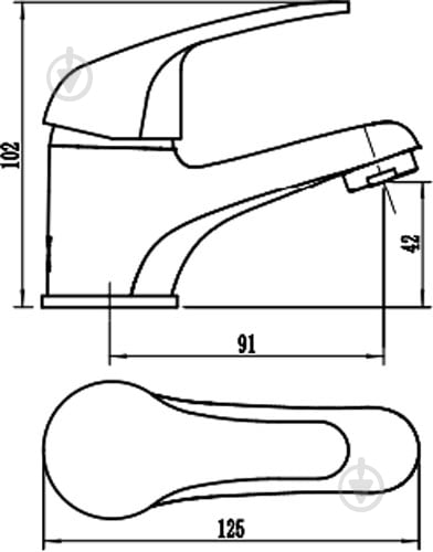 Смеситель для умывальника Melode 10.10.123 - фото 6