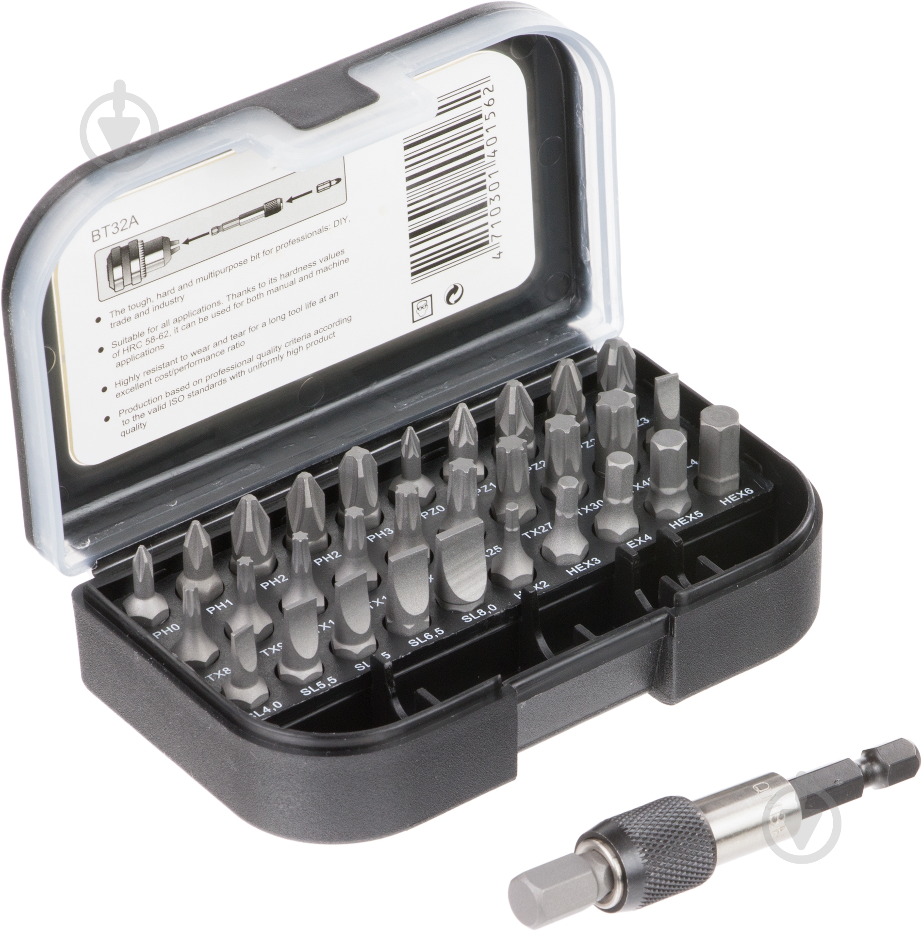 Набор бит Work's 32 шт. BT32A - фото 2