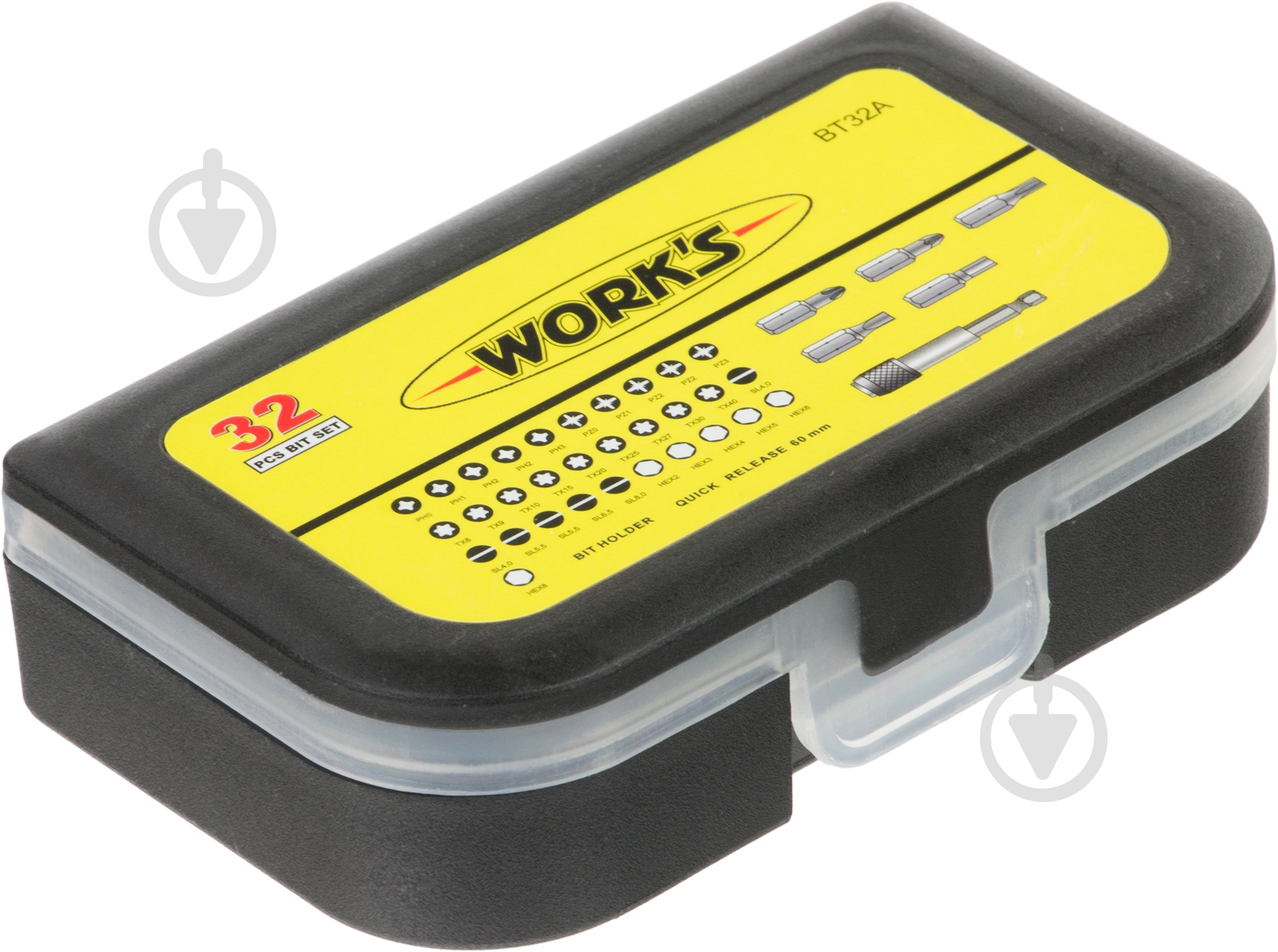 Набор бит Work's 32 шт. BT32A - фото 3