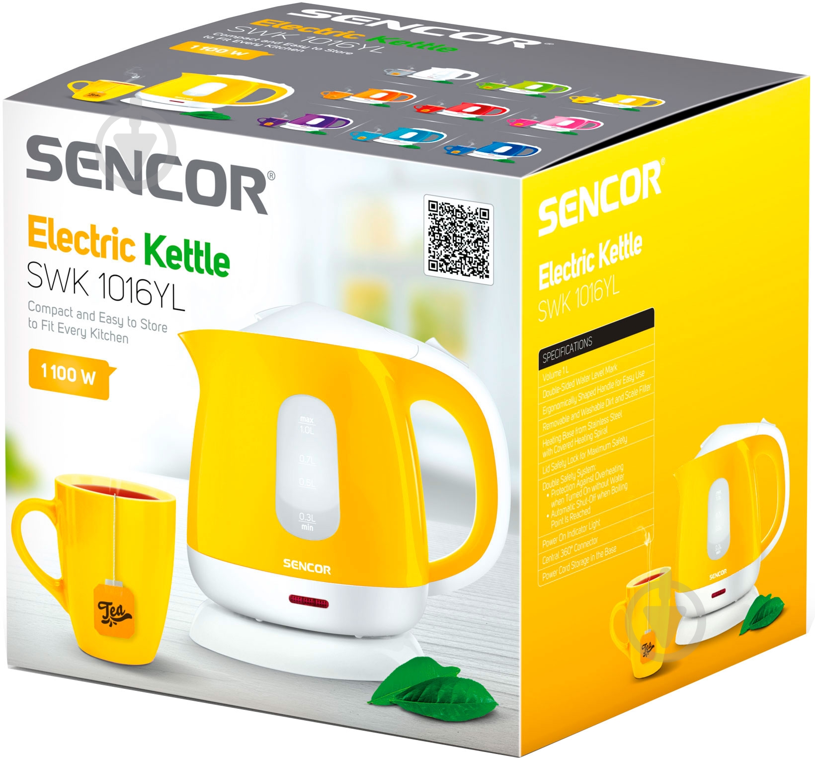 Электрочайник Sencor SWK 1016YL - фото 10 Электрочайник Sencor SWK 1016YL - фото 10